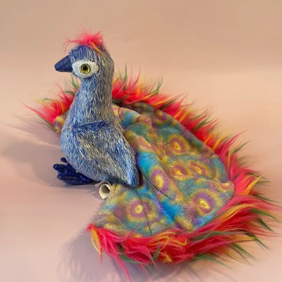 Original Ty Beanie Baby Flashy the Peacock (RETIRED) 2000 Ty Beanie Baby 7” long - Picture 2 of 6